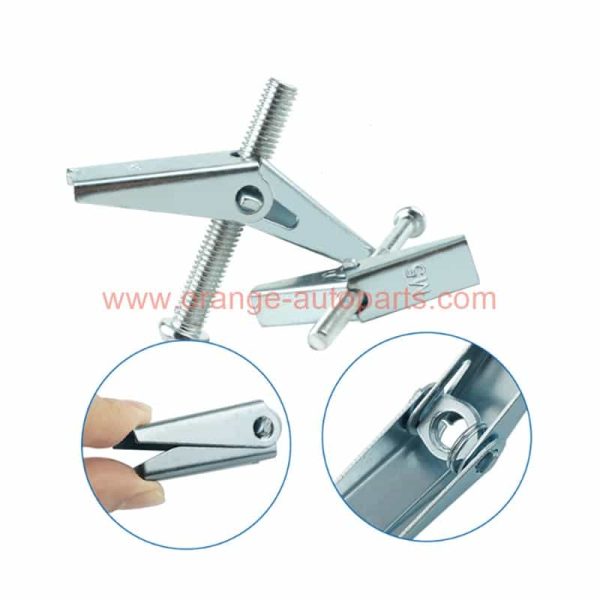 Wholesale Price M4 M5 M6 M8 M10 Galvanized Winged Butterfly Spring Toggle Bolt Anchor