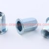 Factory Price M4 M5 M6 M8 M10 M12 Galvanized Open End Flat Round Head Full Hex Rivet Nut