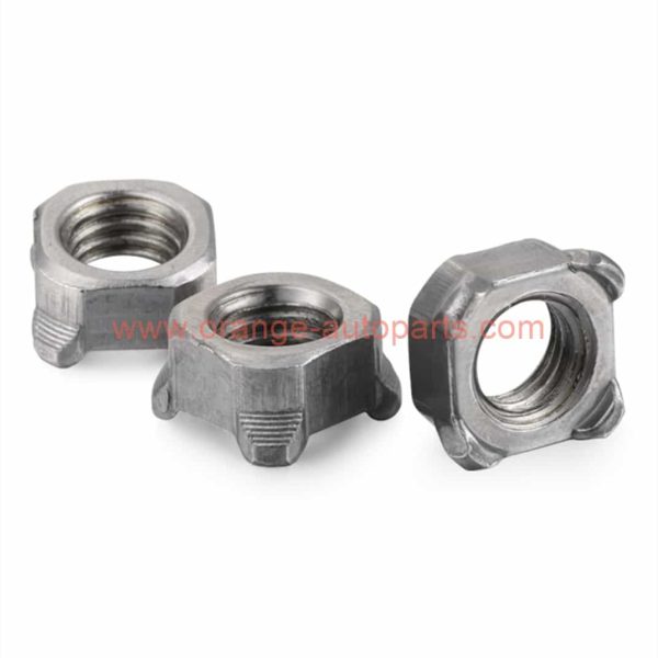 Factory Price M4 M5 M6 M8 M10 M12 M14 M16 Din 928 Carbon Steel Square Spot Welding Nuts