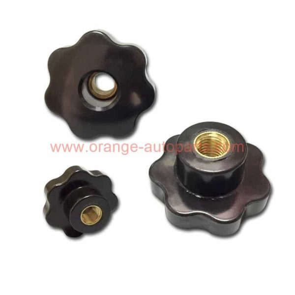 Factory Customized M4 M5 M6 M8 M10 M12 M14 M16 M20 Plastic Bakelite Star Through Hole Knob Handle Nuts