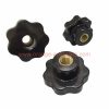 Factory Customized M4 M5 M6 M8 M10 M12 M14 M16 M20 Plastic Bakelite Star Through Hole Knob Handle Nuts