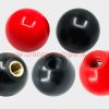 Factory Price M4 M5 M6 M8 M10 M12 M16 Ball Lever Shift Knob Threaded Handling Round Bakelite Ball Knobs