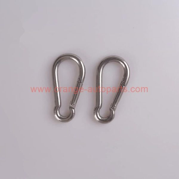 Wholesale Price M4 M5 M6 M8 M10 M12 Stainless Steel Spring Snap Hook Key Chain Hook Climbing Carabiner