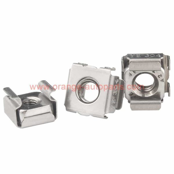 Factory Customized M4 M5 M6 M8 Stainless Steel 304 Cabinet Nuts Square Cage Nut