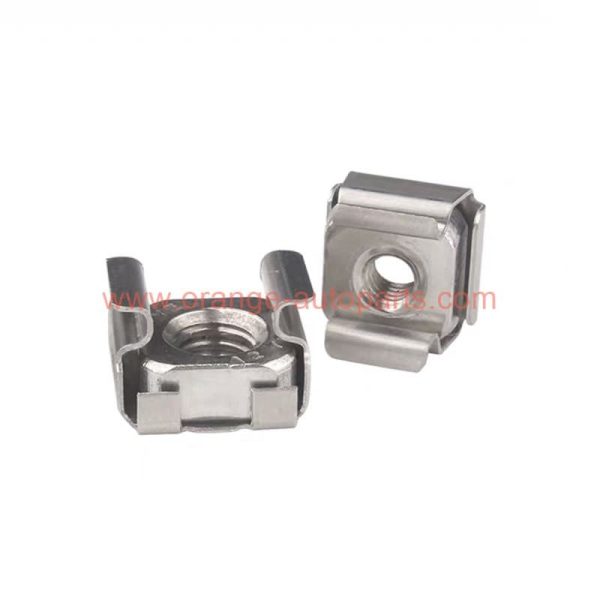 Factory Customized M4 M5 M6 M8 Stainless Steel 304 Cabinet Nuts Square Cage Nut