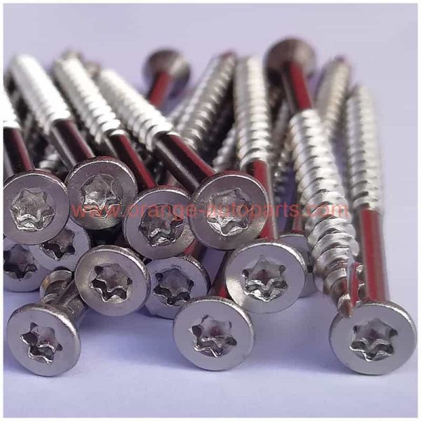 China Supplier M4 M5 Stainless Steel 304 Countersunk Star Drive Countersunk Head Deck Screws For Wood