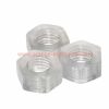 Factory Customized M4 M6 M8 M12 China Factory Transparent Clear Nylon Plastic Hex Nut