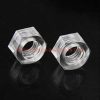 Factory Customized M4 M6 M8 M12 China Factory Transparent Clear Nylon Plastic Hex Nut