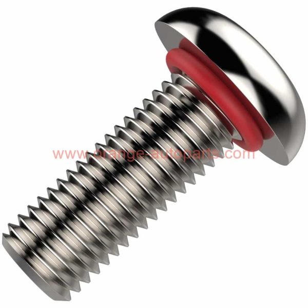 China Manufacturer M4 X 16mm Tamper Proof Seal Screws O Ring Stainless Steel 304 Self Sealing Screws