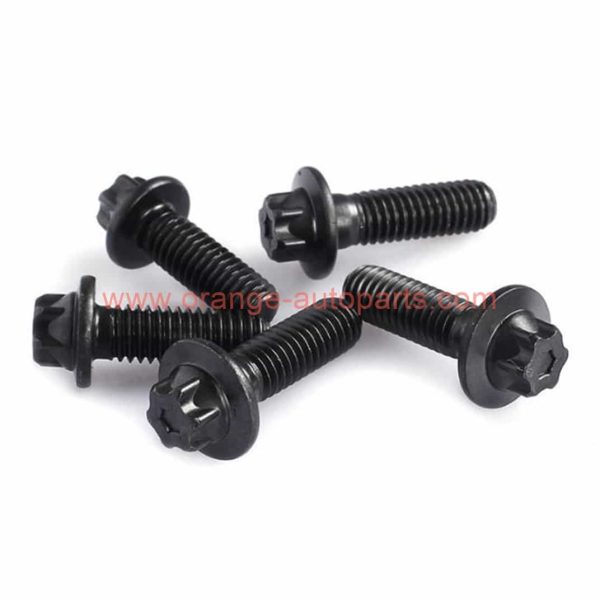 Factory Price M4-m20 Din 34800 Black Grade 12.9 Steel Hexalobular Head Flange Bolts