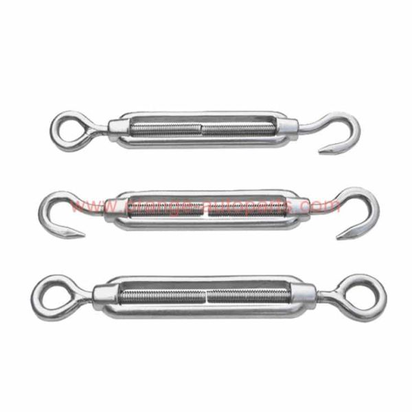 Wholesale Price M4-m24 Din 1480 Stainless Steel Turnbuckle Hook And Eye For Cable Rope Tie Rods