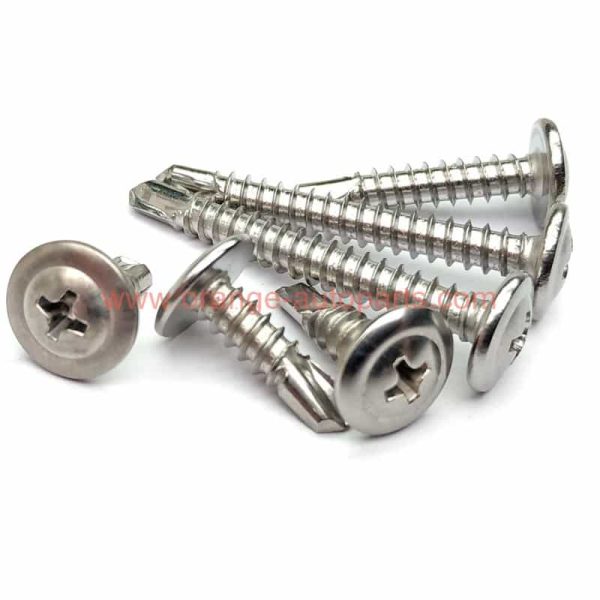 China Manufacturer M4.2 M4.8 Stainless Steel 410 Cross Philips Wafer Head Self Drilling Tek Screw For Metal