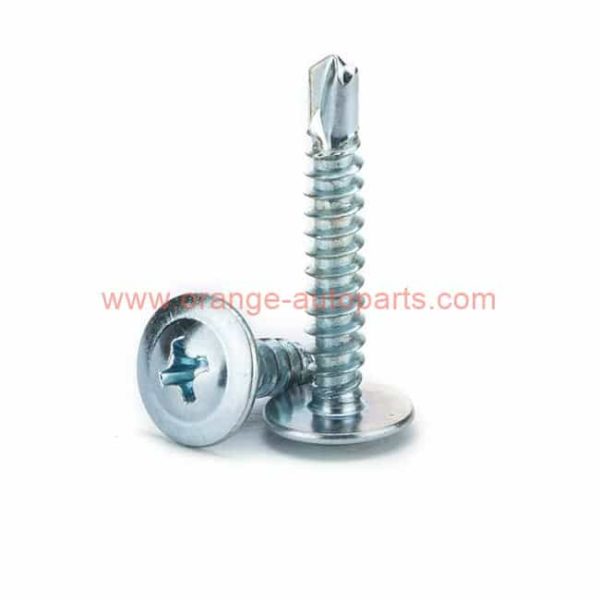 Factory Customized M4.2 White Zinc Plated Truss Head Self Drilling Screws 13mm,19mm,25mm,32mm,38mm,50mm