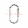 Factory Customized M5*50mm Straight Oval Spring Snap Hook Stainless Steel Carabiner