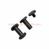 China Manufacturer M5 Black Plastic Male Female Book Binding Chicago Screws For Flipbooks Paper