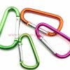 China Supplier M5 Cheap Aluminum Alloy D Spring Snap Buckle Key Chain Hook Carabiner