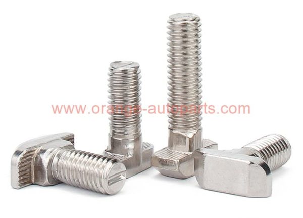 Factory Price M5 M6 M8 Din 186 Stainless Steel Hammer T-head Bolts With Square Neck