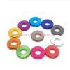 China Manufacturer M5 M6 M8 M10 M12 Aluminum Alloy Flat Washer Gasket Anodized Multi-color Alu Washer For Rc Model Parts