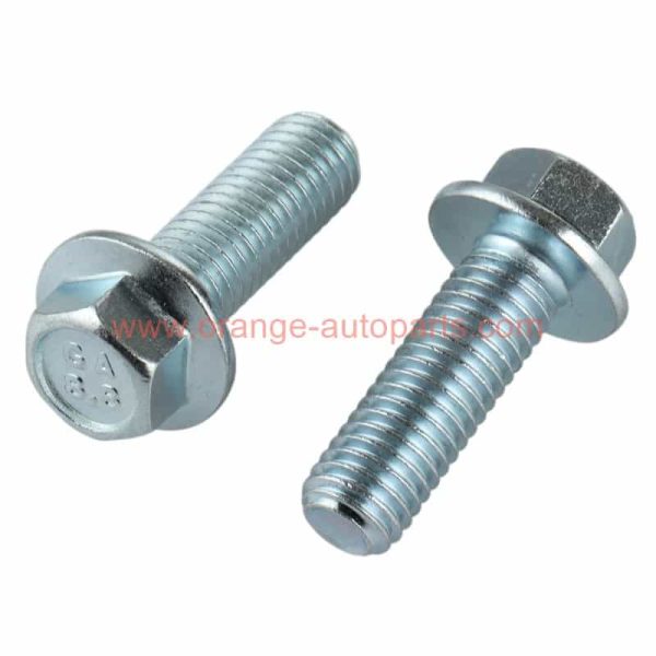 Factory Price M5 M6 M8 M10 M12 M14 M16 M20 Grade 8.8 Zinc Plated Hexagon Flange Bolts