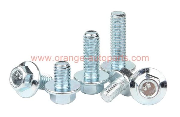 Factory Price M5 M6 M8 M10 M12 M14 M16 M20 Grade 8.8 Zinc Plated Hexagon Flange Bolts