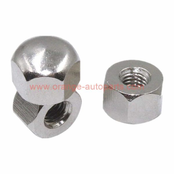 China Supplier M5 M6 M8 M10 M12 M14 M20 Din 917 Stainless Steel 304 Low Pattern Hexagon Cap Nuts