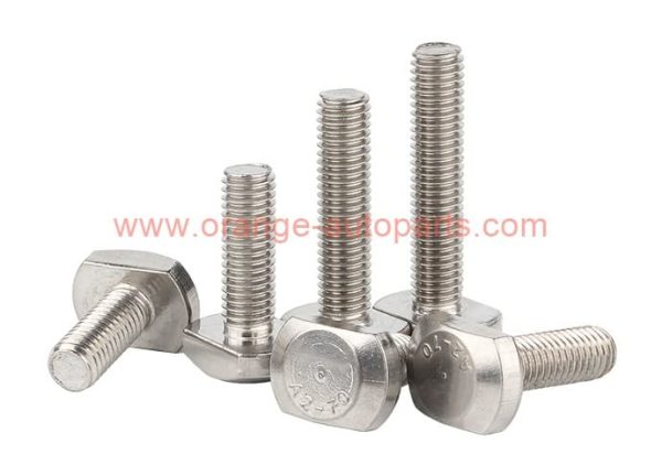 Factory Price M5 M6 M8 M10 M12 M16 M20 Stainless Steel 304 T Square Head Bolts For T Slot