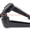 China Manufacturer M5 M6 M8 M10 M12 M16 Male Thread Black Metal Adjustable Clamping Lever Handle With Stud