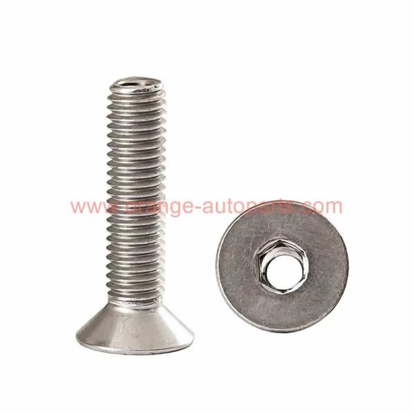 Wholesale Price M5 M6 M8 M10 M12 Stainless Steel 304 Hex Socket Countersunk Head Hollow Threaded Bolt Screw