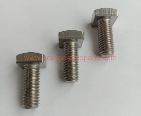 Wholesale Price M5 M6 M8 M10 M12 Stainless Steel 304 Small T Square Head Bolt With Full Thread