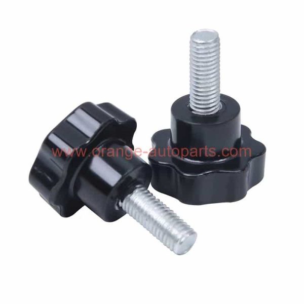 China Supplier M5 M6 M8 M10 Plastic Bakelite Star Head Metal Grip Clamping Screw Knob