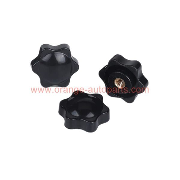 Factory Customized M5 M6 M8 M10 Plastic Knob Nut Star Shaped Knob Adjustable Nut Grip Handle