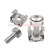 China Manufacturer M5 M6 Stainless Steel Oval Crown Rack Mounting Screws And Cage Nuts For Server Rack And Cabinet