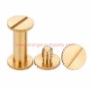 China Manufacturer M5 Male And Female Brass Knurled Slotted Book Binding Post Screws