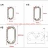 China Supplier M5-m10 Stainless Steel Oval Snap Hook Spring Snap Hook O Shaped Carabiner Hook