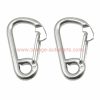 China Manufacturer M6 – M20 Stainless Steel 304 Carabiner Bit Shaped Delta Simple Snap Hook