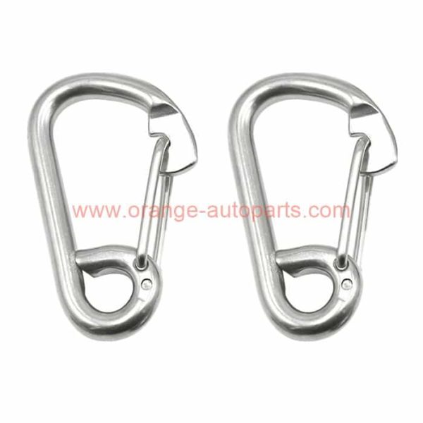 China Manufacturer M6 – M20 Stainless Steel 304 Carabiner Bit Shaped Delta Simple Snap Hook