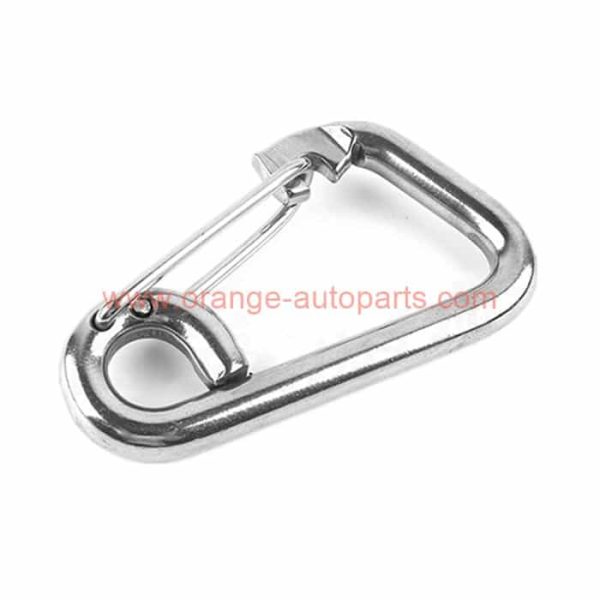 China Manufacturer M6 – M20 Stainless Steel 304 Delta Type Carabiner Simple Spring Snap Hook