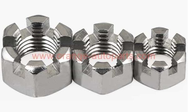 China Supplier M6 – M30 Din 937 Stainless Steel 304 Slotted Nut Hexagon Thin Castle Nuts