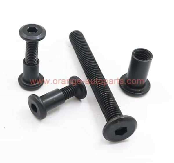 Factory Customized M6 M8 Black Oxide Furniture Fasteners Hex Allen Socket Female Chicago Screws Sleeve Nut