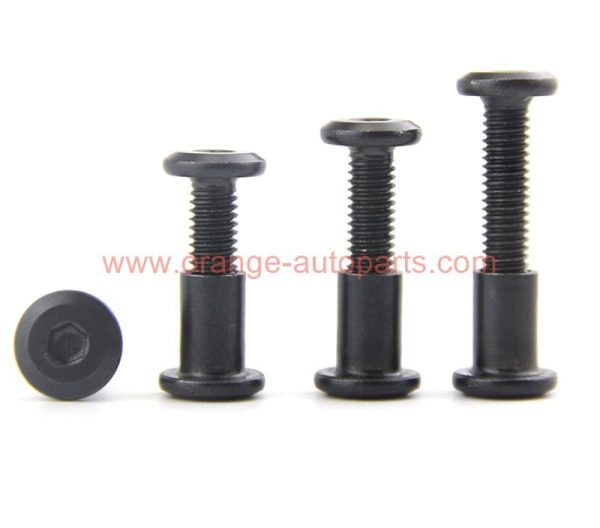 Factory Customized M6 M8 Black Oxide Furniture Fasteners Hex Allen Socket Female Chicago Screws Sleeve Nut