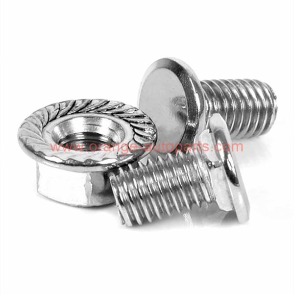 Factory Price M6 M8 Din 605 Stainless Steel 304 Countersunk Flat Head Square Neck Carriage Bolt With Flange Nut