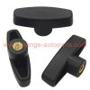 Factory Price M6 M8 M10 Female Thread Brass Insert Plastic Bakelite T Shape Clamping Handle Knob 65#