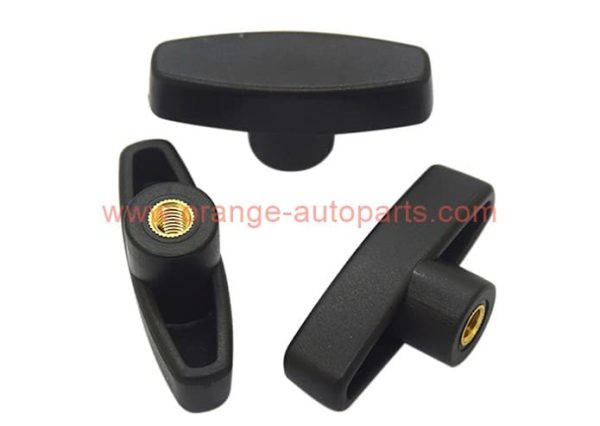 Factory Price M6 M8 M10 Female Thread Brass Insert Plastic Bakelite T Shape Clamping Handle Knob 65#