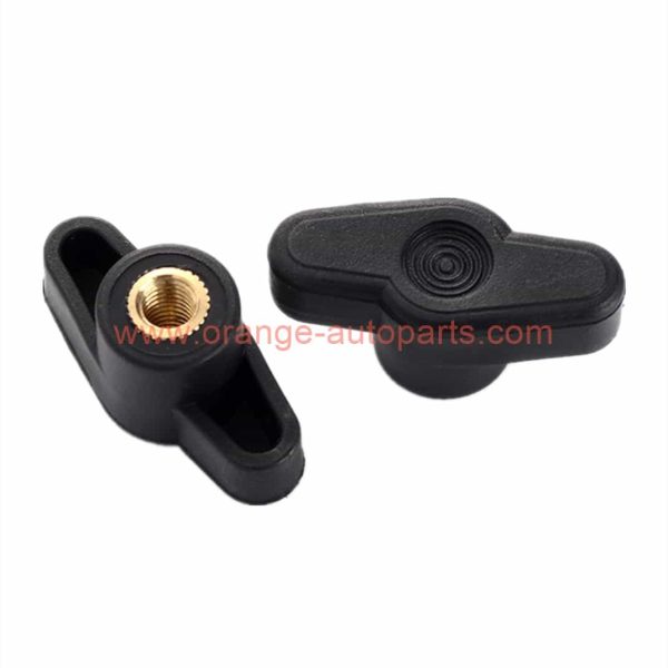 Factory Price M6 M8 M10 Female Thread Brass Insert Thumb Nut Plastic Bakelite T Shape Clamping Handle Knob 35#