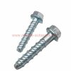 China Manufacturer M6 M8 M10 M12 Galvanized Hex Flange Head Concrete Anchor Screw 50-100mm