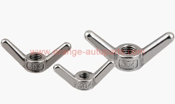 China Supplier M6 M8 M10 M12 M14 M16 M20 M24 Din 80701 Stainless Steel 304 Long Wings Butterfly Wing Nuts