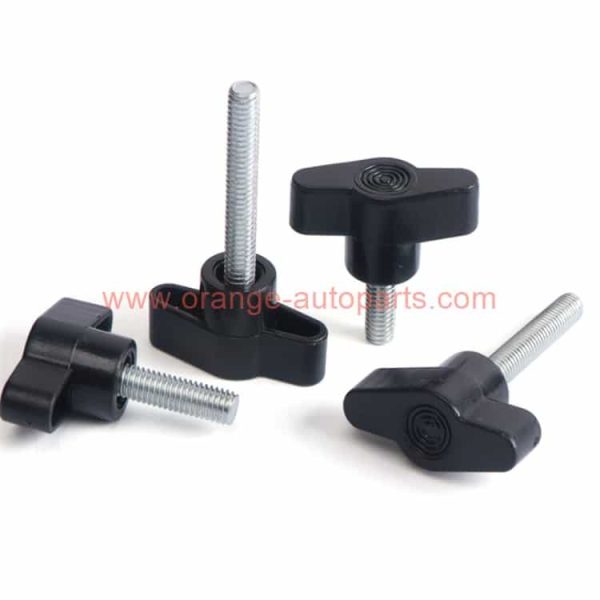 Wholesale Price M6 M8 M10 Wing Knobs Plastic T Shape Handle Thumb Screw On Type Clamping Knob