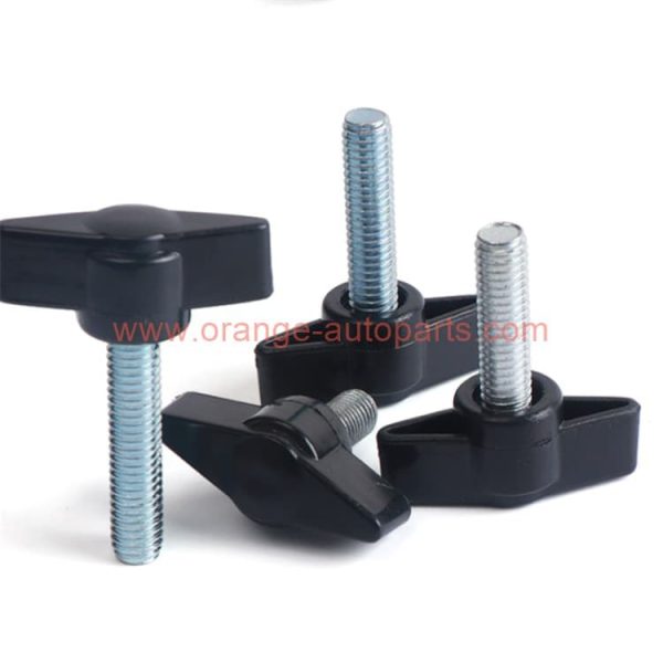 Wholesale Price M6 M8 M10 Wing Knobs Plastic T Shape Handle Thumb Screw On Type Clamping Knob