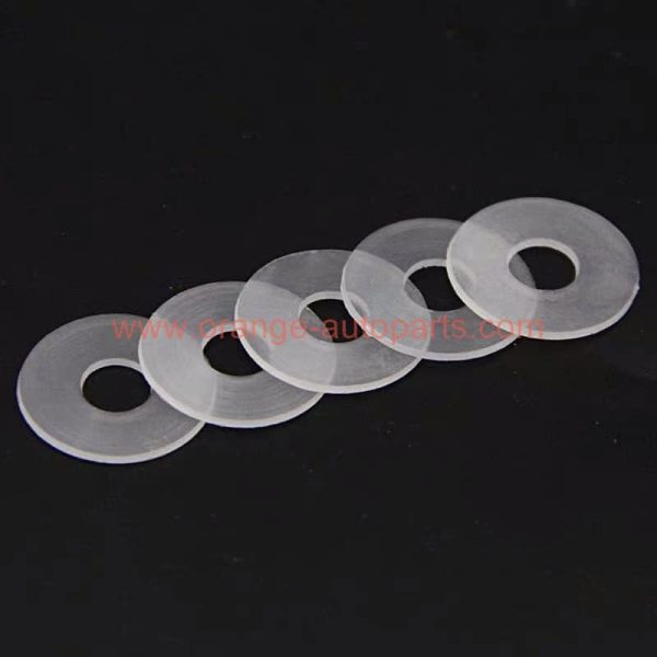 China Supplier M6 M8 Nylon Clear Washers Plastic Thin Clear Silicone Rubber Washers