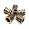 China Supplier M6 M8 Zinc Plated Carbon Steel Wood Furniture Threaded Insert Nut